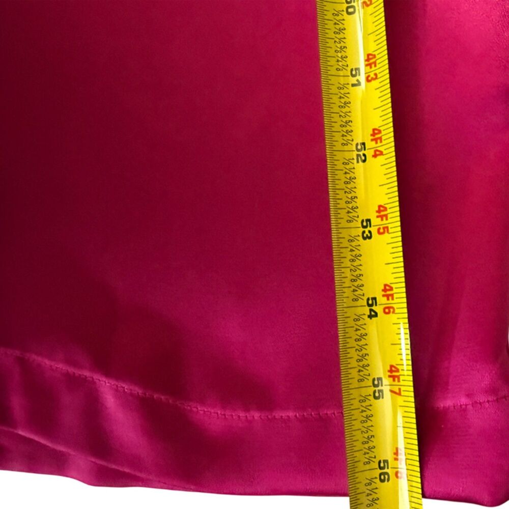 I.N.C. International Concepts Women's Pink Fuchsia Satin Cowl Neck Romper Size 8 - Picture 10 of 11